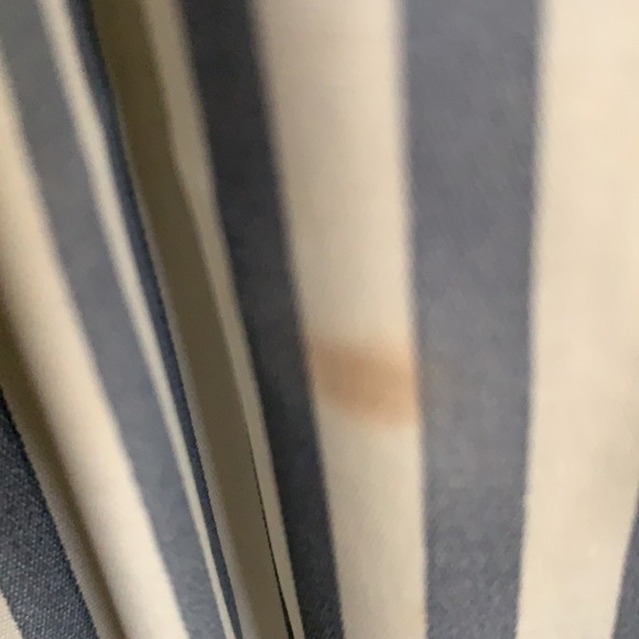 RETRO B.G.B. LTD DRESS NAUTICAL GRAY WHITE STRIPES ROCKABILLY PIN UP I LOVE LUCY - Picture 16 of 16